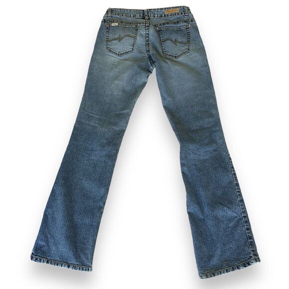 Jordache Juniors Jeans Size 9 Vintage Y2K 2000s/90s Stretch Low Waist Bootcut - Picture 11 of 12